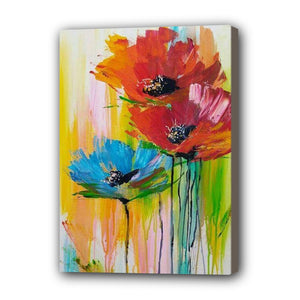 Flower Hand Painted Oil Painting / Canvas Wall Art UK HD09898