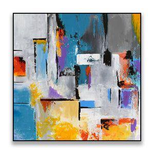 Abstract Hand Painted Oil Painting / Canvas Wall Art UK HD09902