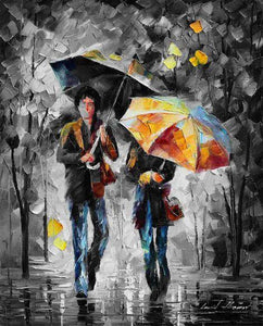 Street Hand Painted Oil Painting / Canvas Wall Art UK HD09917