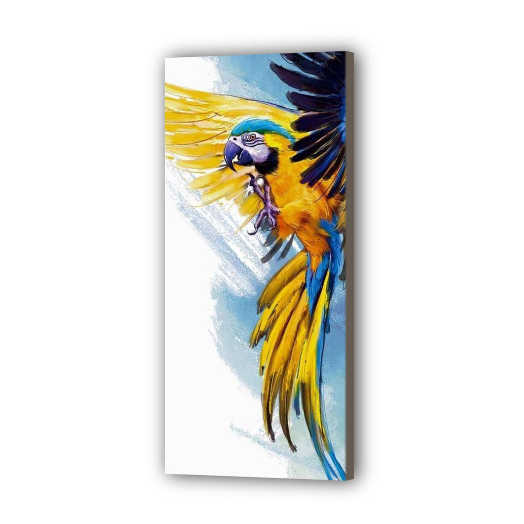 Parrot Hand Painted Oil Painting / Canvas Wall Art UK HD09939
