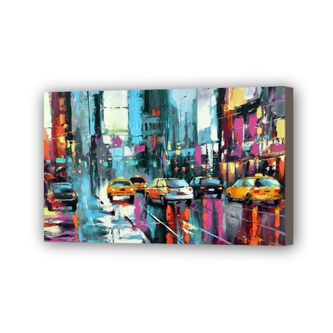 Street Hand Painted Oil Painting / Canvas Wall Art HD09947