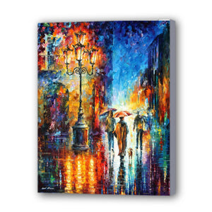New Street Hand Painted Oil Painting / Canvas Wall Art HD44198