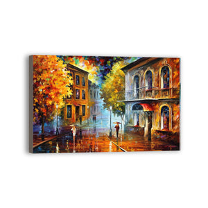 New City Hand Painted Oil Painting / Canvas Wall Art HD44295