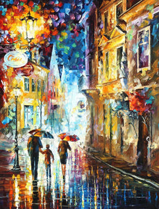 New Street Hand Painted Oil Painting / Canvas Wall Art HD44311