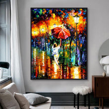 Load image into Gallery viewer, New Street Hand Painted Oil Painting / Canvas Wall Art HD44343
