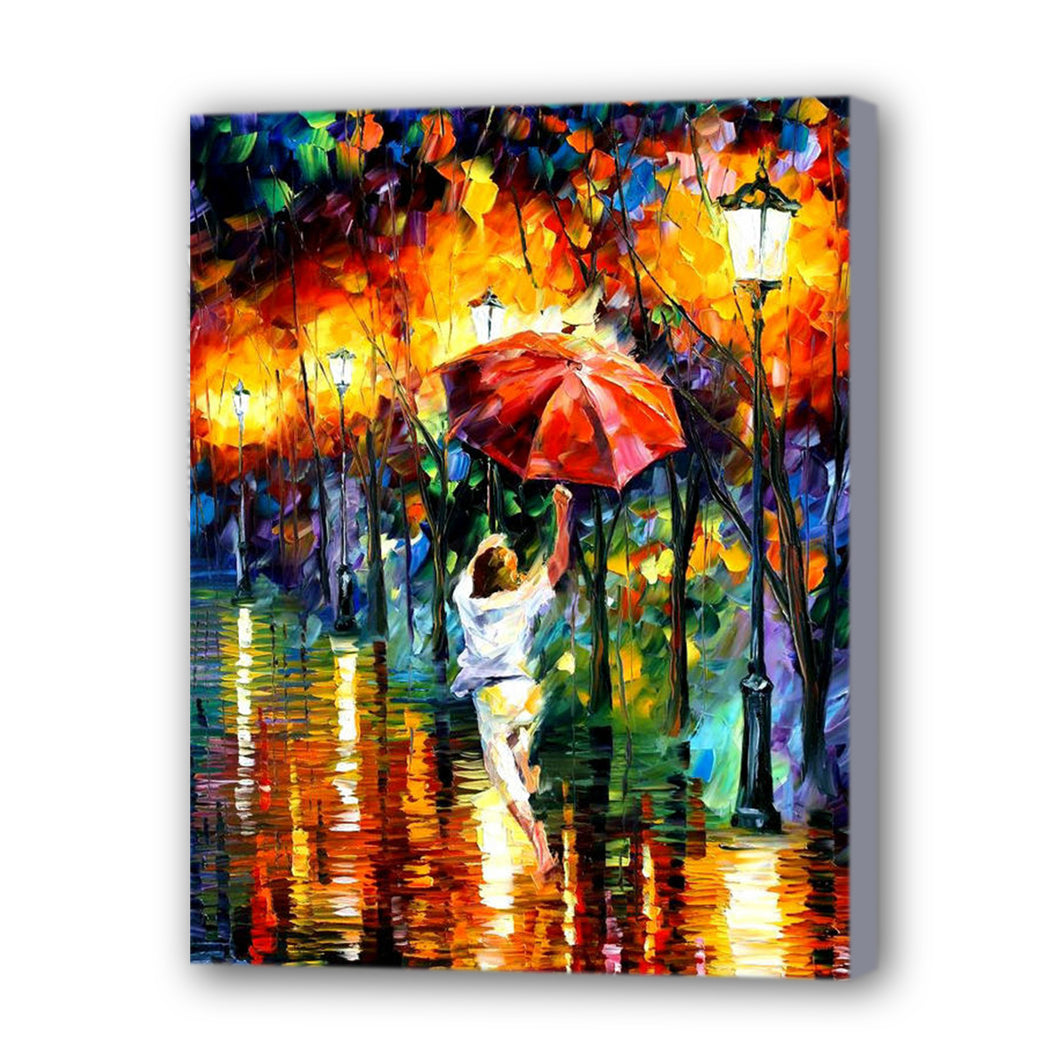New Street Hand Painted Oil Painting / Canvas Wall Art HD44343