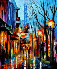Load image into Gallery viewer, New Street Hand Painted Oil Painting / Canvas Wall Art HD44346
