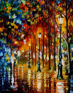 New Street Hand Painted Oil Painting / Canvas Wall Art HD44391
