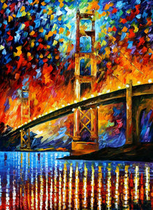 New Bridge Hand Painted Oil Painting / Canvas Wall Art HD44409