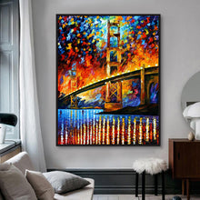 Load image into Gallery viewer, New Bridge Hand Painted Oil Painting / Canvas Wall Art HD44409
