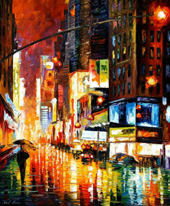 New Street Hand Painted Oil Painting / Canvas Wall Art HD44474