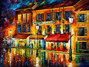New City Hand Painted Oil Painting / Canvas Wall Art HD44485