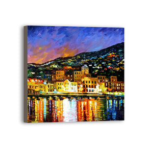 New Arrival City Hand Painted Oil Painting / Canvas Wall Art HD44487