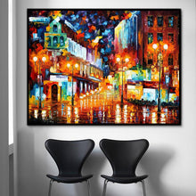 Load image into Gallery viewer, New Street/City Hand Painted Oil Painting / Canvas Wall Art HD44768
