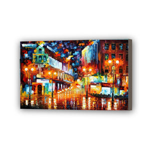 New Street/City Hand Painted Oil Painting / Canvas Wall Art HD44768