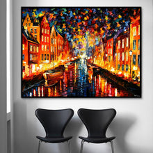 Load image into Gallery viewer, New River Hand Painted Oil Painting / Canvas Wall Art HD44777
