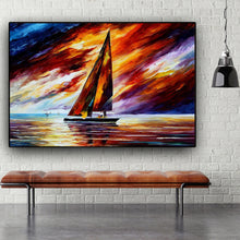 Load image into Gallery viewer, New Sea/Boat Hand Painted Oil Painting / Canvas Wall Art HD44850
