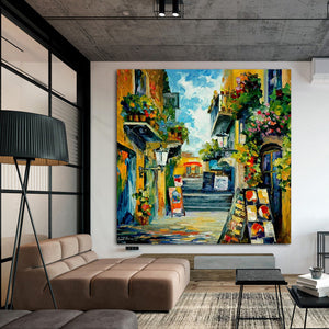 New Arrival Street Hand Painted Oil Painting / Canvas Wall Art HD44859