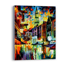 Load image into Gallery viewer, New Street Hand Painted Oil Painting / Canvas Wall Art HD44870
