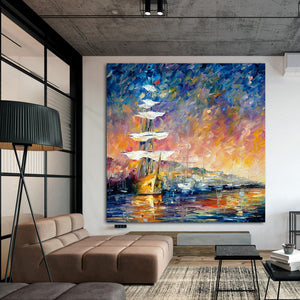 New Arrival Scenery Hand Painted Oil Painting / Canvas Wall Art HD44871