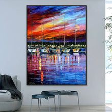 Load image into Gallery viewer, New Scenery Hand Painted Oil Painting / Canvas Wall Art HD44872
