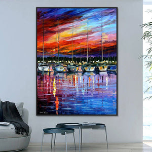 New Scenery Hand Painted Oil Painting / Canvas Wall Art HD44872