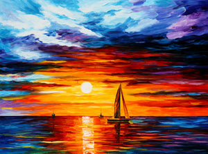 New Sea Hand Painted Oil Painting / Canvas Wall Art HD51341-2