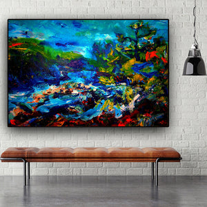 New Sea Hand Painted Oil Painting / Canvas Wall Art HD51342-2