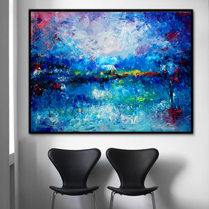 New Abstract Hand Painted Oil Painting / Canvas Wall Art HD51346-2