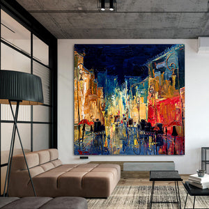 New Arrival Street Hand Painted Oil Painting / Canvas Wall Art HD51348