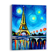 Load image into Gallery viewer, New Eiffel Tower Hand Painted Oil Painting / Canvas Wall Art HD51352-2
