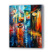 Load image into Gallery viewer, New Street Hand Painted Oil Painting / Canvas Wall Art HD51402-2
