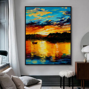 New Scenery Hand Painted Oil Painting / Canvas Wall Art HD51416-2