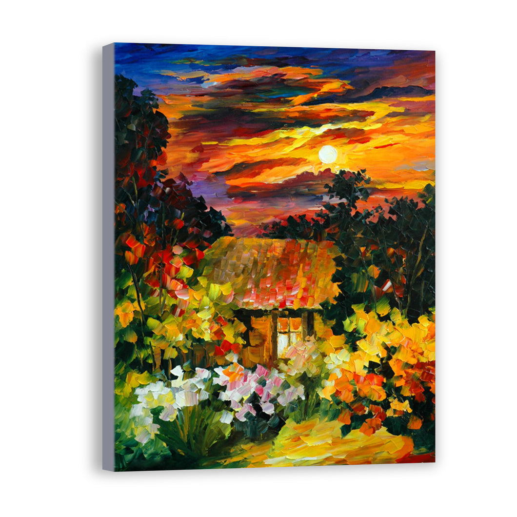 New Flower Hand Painted Oil Painting / Canvas Wall Art HD51417-2