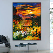 Load image into Gallery viewer, New Flower Hand Painted Oil Painting / Canvas Wall Art HD51417-2
