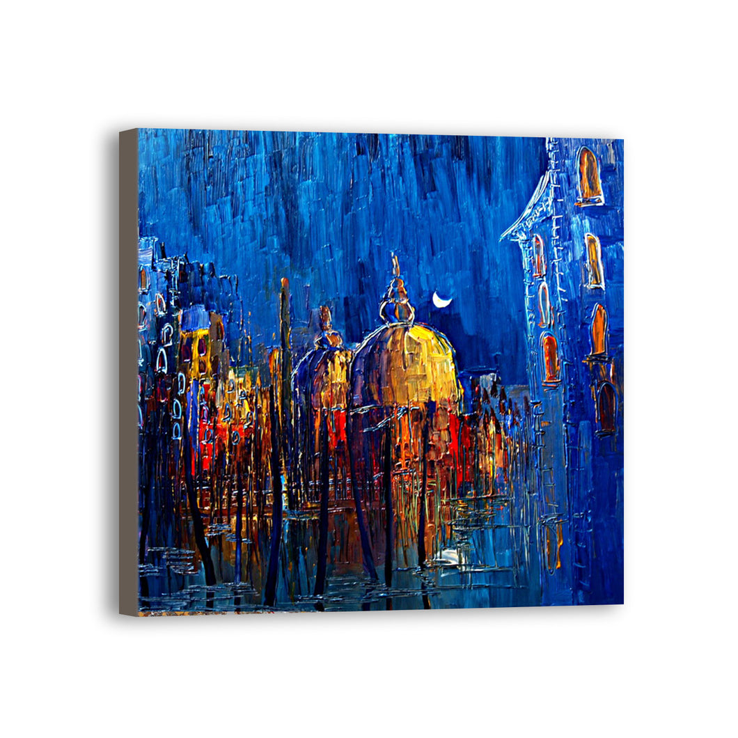 New Arrival City Hand Painted Oil Painting / Canvas Wall Art HD51433-2