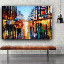 Load image into Gallery viewer, New Street Hand Painted Oil Painting / Canvas Wall Art HD52593
