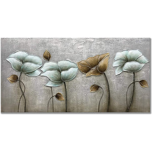 Flower Hand Painted Oil Painting / Canvas Wall Art CM001