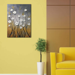 Flower Hand Painted Oil Painting / Canvas Wall Art CM004