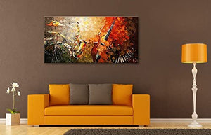 Music Hand Painted Oil Painting / Canvas Wall Art CM006