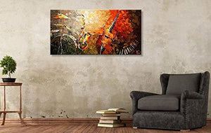 Music Hand Painted Oil Painting / Canvas Wall Art CM006