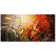 Load image into Gallery viewer, Music Hand Painted Oil Painting / Canvas Wall Art CM006
