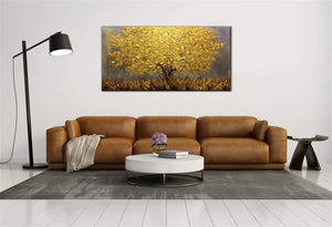 Tree Hand Painted Oil Painting / Canvas Wall Art CM008