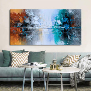 Abstract Hand Painted Oil Painting / Canvas Wall Art CM015