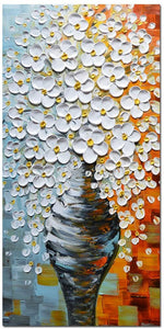 Flower Hand Painted Oil Painting / Canvas Wall Art CM019