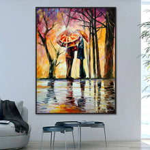 Load image into Gallery viewer, New Street Hand Painted Oil Painting / Canvas Wall Art HD44210
