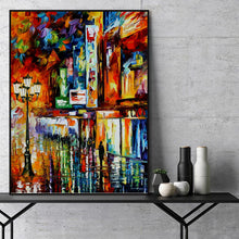 Load image into Gallery viewer, New Street Hand Painted Oil Painting / Canvas Wall Art HD44395
