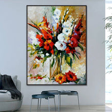Load image into Gallery viewer, New Flower Hand Painted Oil Painting / Canvas Wall Art HD44472
