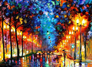 New Street Hand Painted Oil Painting / Canvas Wall Art HT 12596