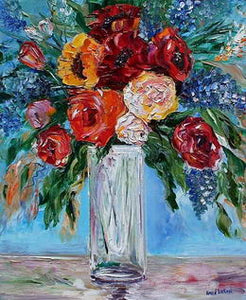 New Flower Hand Painted Oil Painting / Canvas Wall Art HT 13319